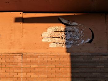 Close-up of weathered wall
