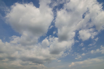 Low angle view of clouds in sky