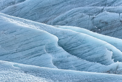 Full frame shot of snow covered landscape