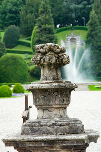 Close-up of fountain in park