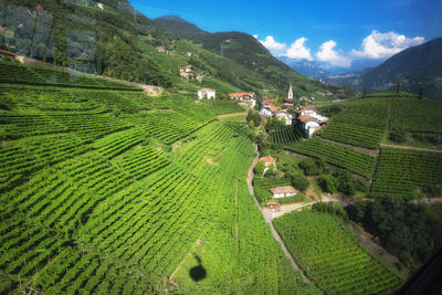 Renon plateau. in the heart of south tyrol, above the provincial capital of bolzano