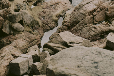 Full frame shot of rocks