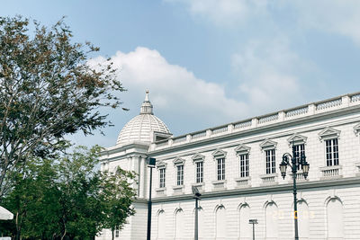 Low angle view of building against sky