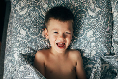 Portrait of smiling boy