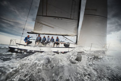 Group of people in boat