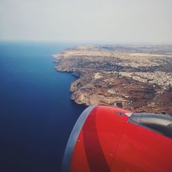 Scenic shot of sea against sky