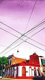 Low angle view of building against sky
