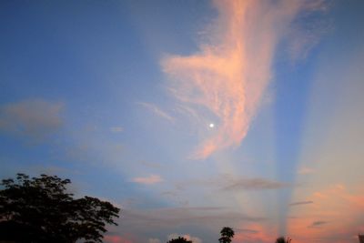 Low angle view of dramatic sky