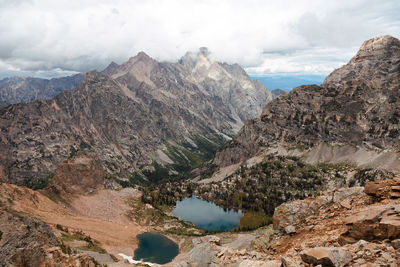Grand teton mountain range 