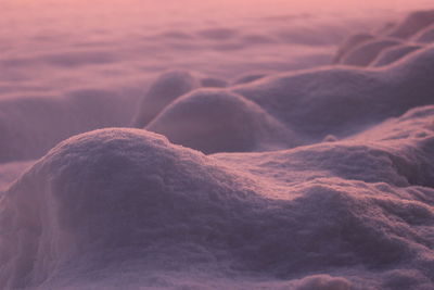 Close-up of smoke against sky during sunset