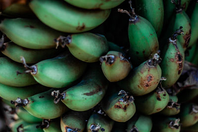 Full frame shot of fruits in market