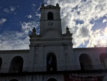 Low angle view of historical building