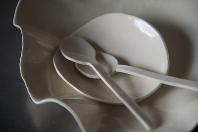 Close-up of food on table