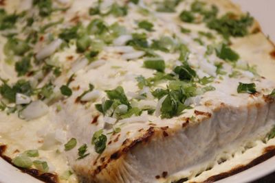 Close-up of pizza