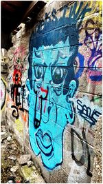 Graffiti on wall