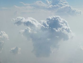 Clouds over landscape