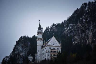 Low angle view of church against sky
