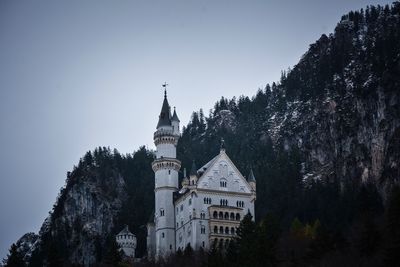 Low angle view of church against sky