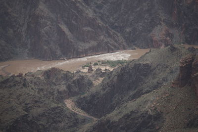 High angle view of landscape
