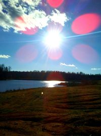 Scenic view of sunset against sky