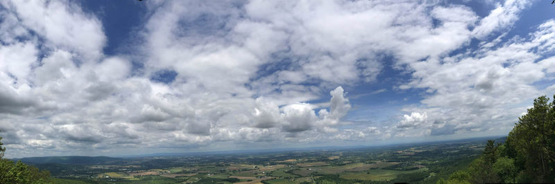 Panoramic view of landscape against sky