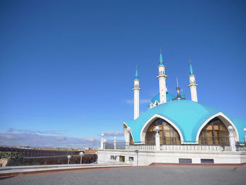 View of building against blue sky
