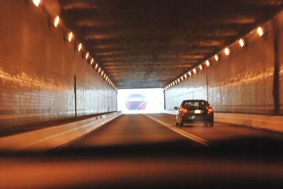 Illuminated tunnel