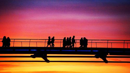 People at sunset