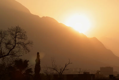 Scenic view of sunset sky during sunset