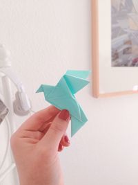 Close-up of cropped hand