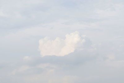 Low angle view of clouds in sky