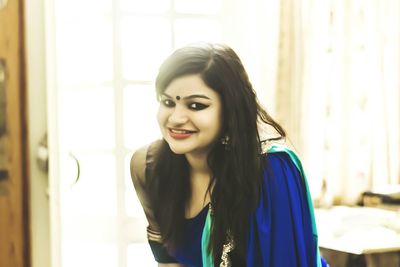 Portrait of young woman