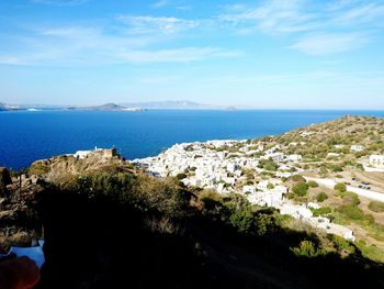 Scenic view of calm sea against sky