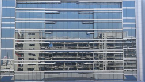 Full frame shot of office building