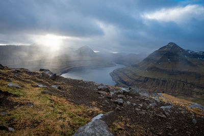 Scenic view in faroe