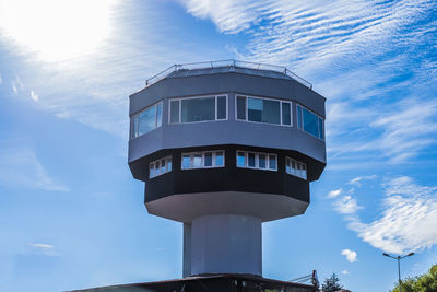 Low angle view of building against sky