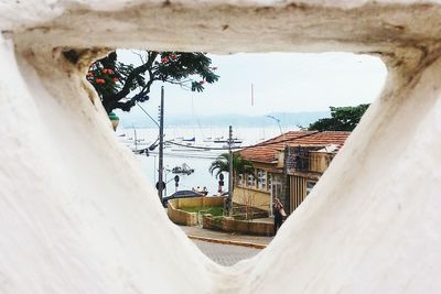 Built structure with trees in background