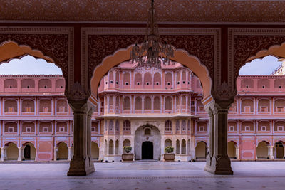 Facade of historical building