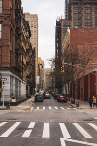 View of city street