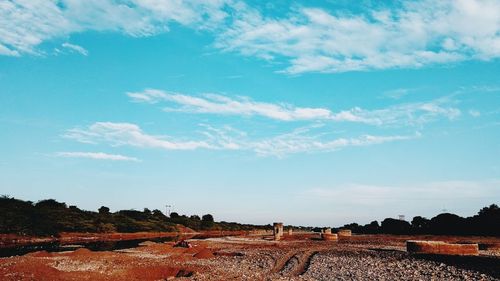 Scenic view of landscape against sky