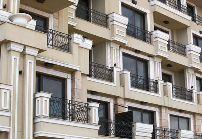 Low angle view of building in city