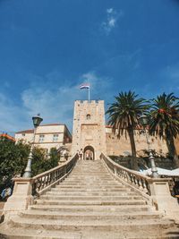 Low angle view of staircase