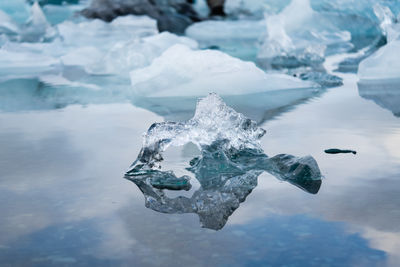 Jökulsárlón glacier lake in iceland