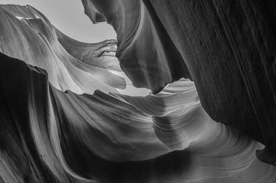 Close-up of antelope canyon