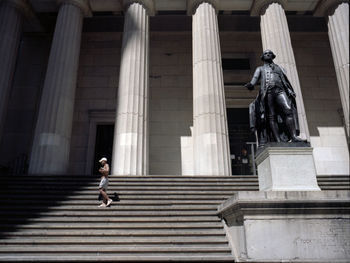 Low angle view of statue