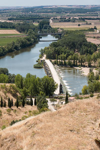 Scenic view of lake