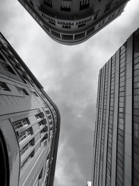 Low angle view of buildings against sky