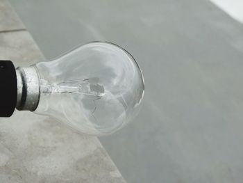 Close-up of water in glass