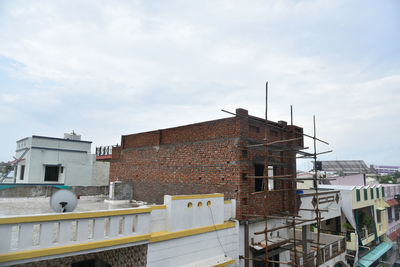 Buildings against sky in town