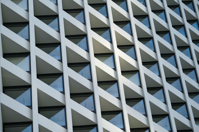 Patterned structure of exterior of a commerce building in admiralty, hong kong